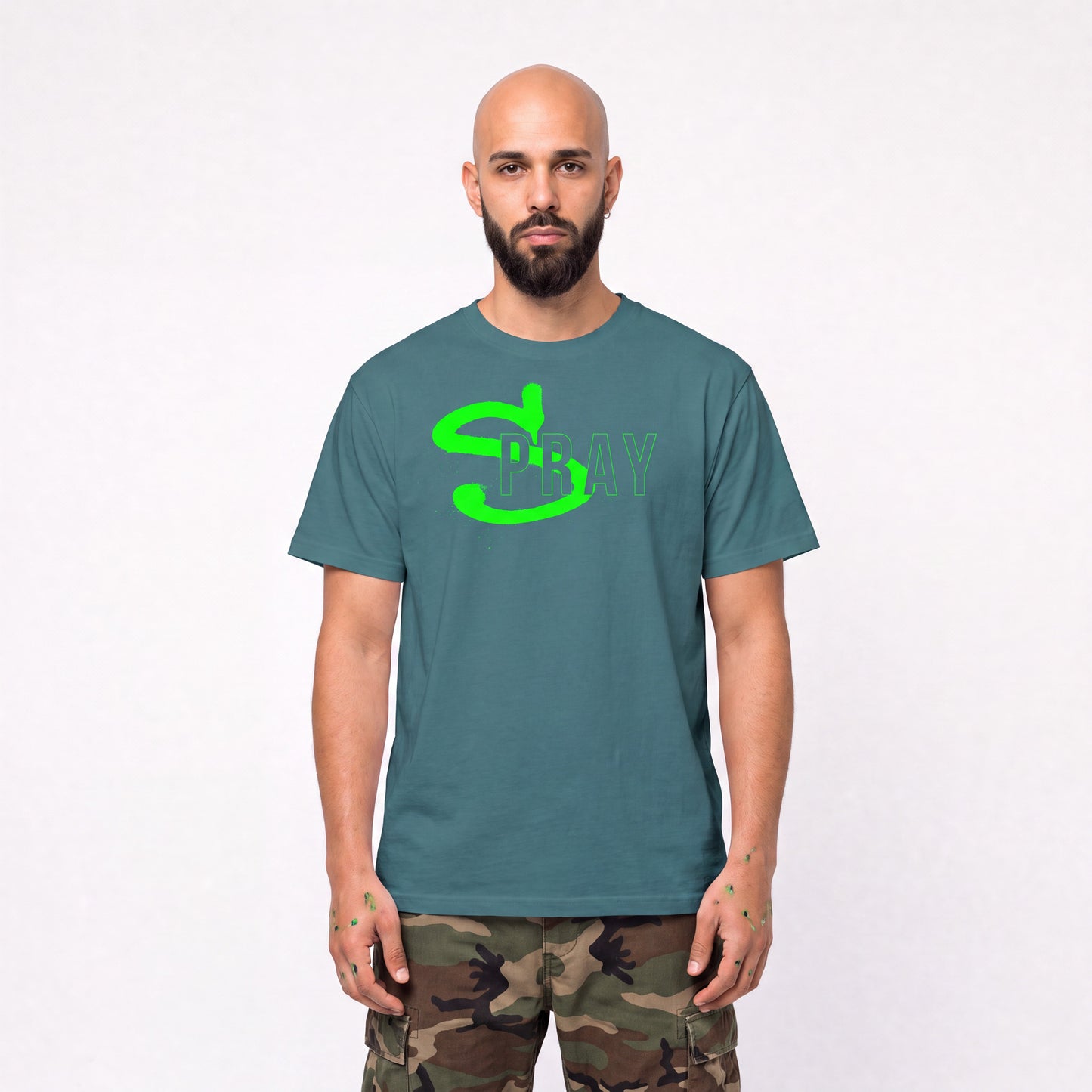 Spray T-Shirt Green