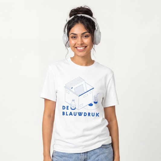 De Blauwdruk Podcast T-Shirt White