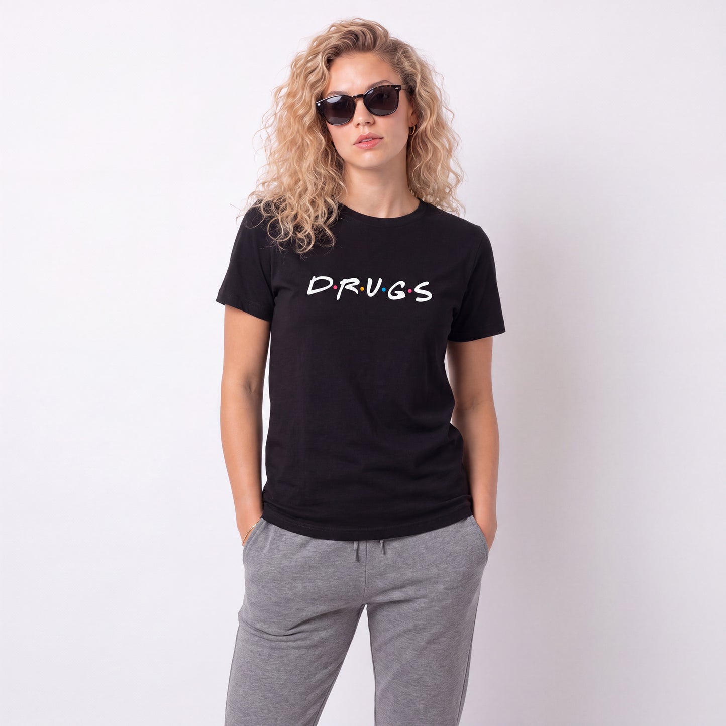 Drugs T-Shirt Black