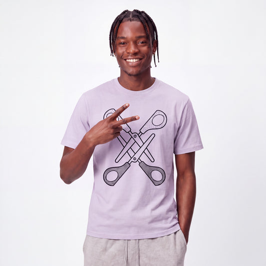 Scissoring T-Shirt Lilac