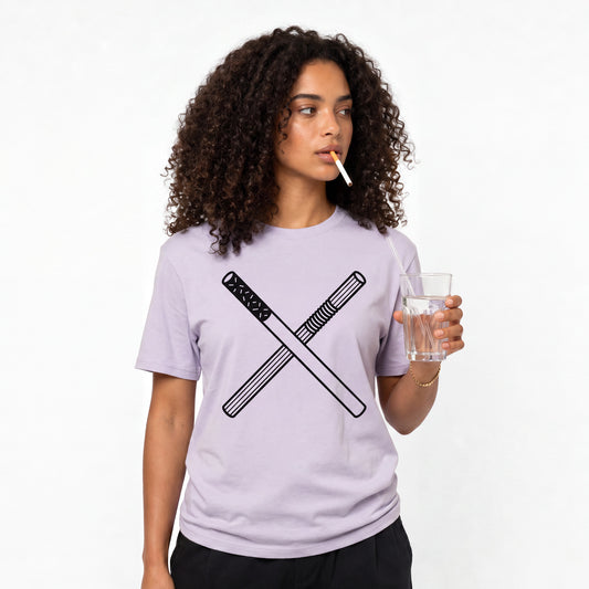 Sip & Smoke T-Shirt Lilac