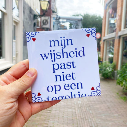 Wijsheid Tegeltje